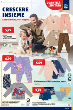 Volantino Aldi del 15.09.2025 | Pagina: 25 | Prodotti: Intimo, Pigiama, Body