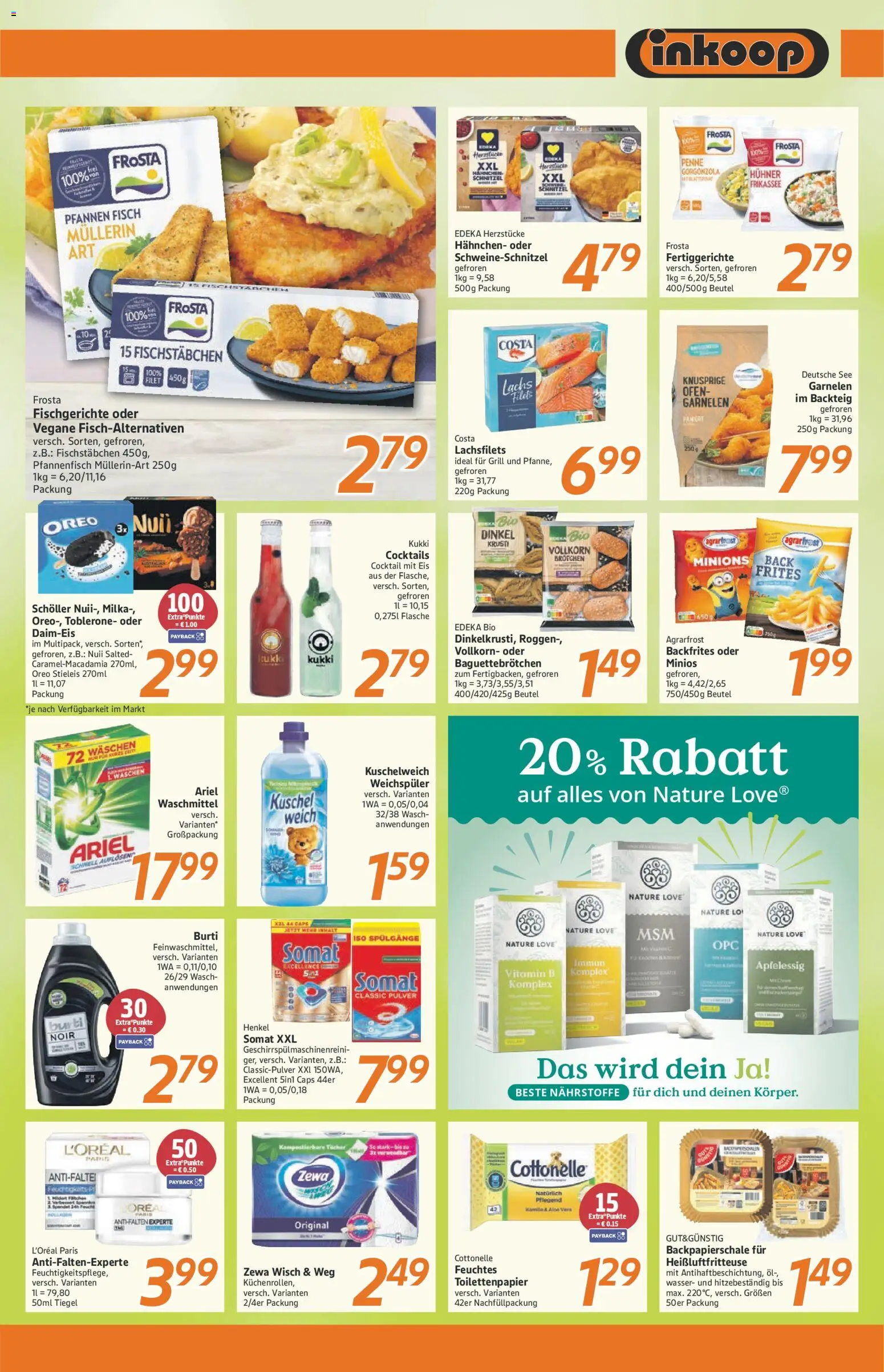 Inkoop Prospekt 	 – gültig ab 16.02.2026 | Seite: 6 | Produkte: Ariel, Öl, Lachs, Waschmittel