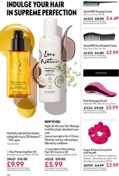 Preview of Oriflame - Offers valid from 06.05.2026 | Page: 138 | Products: Shampoo, Hair oil, Oil, Coconut
