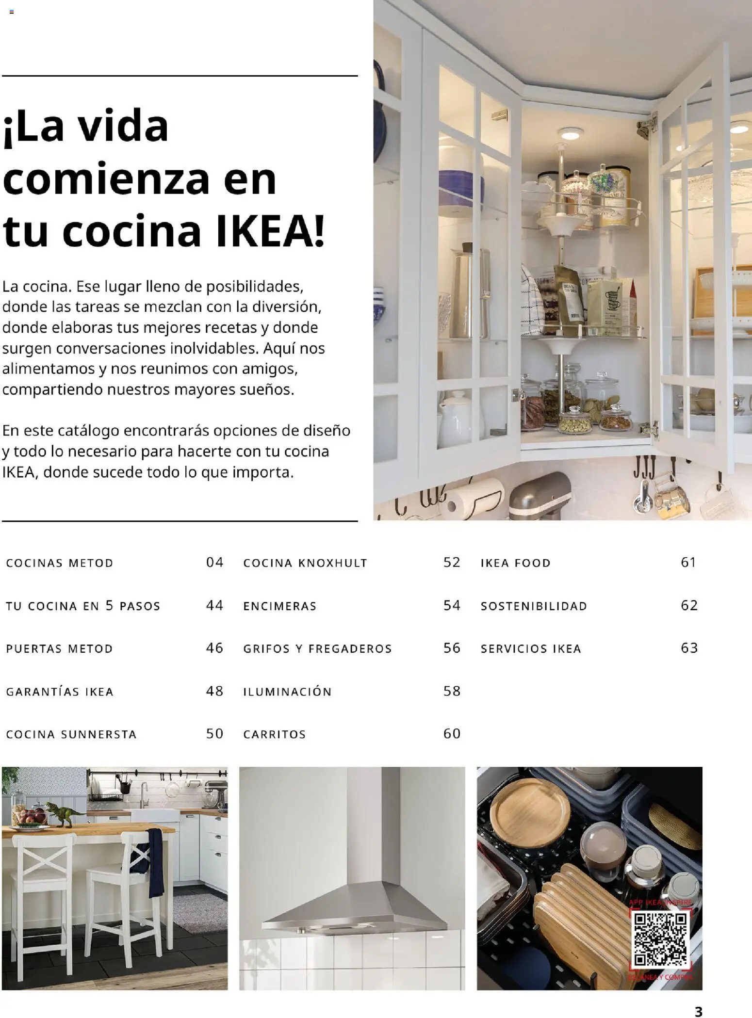 Catálogo IKEA Cocinas │ válido desde el 01.02.2026 | Página: 3 | Productos: Cocina, Galette de chaise