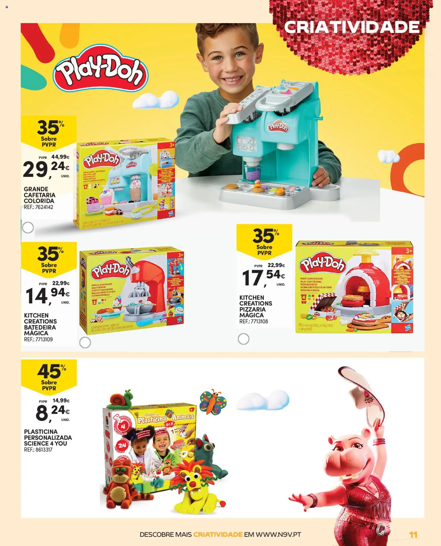 Continente - Açores: Brinquedos │ válido de 11.12.2025 | Página: 11 | Produtos: Forno, Batedeira, Café, Pizza