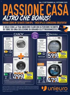 Anteprima del volantino Volantino Unieuro	 valido a partire dal 17.09.2025