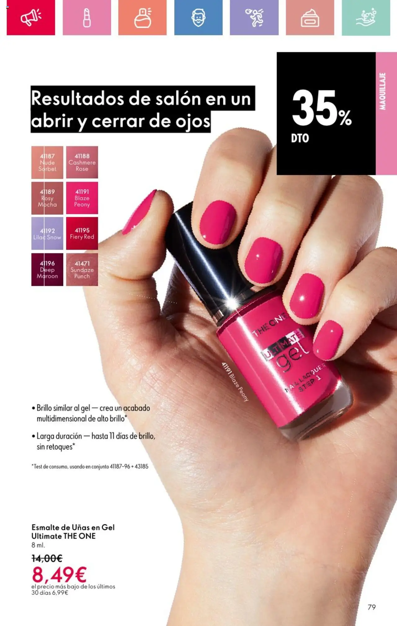 Oriflame - Catálogo Campaña 9 │ válido desde el 22.06.2025 | Página: 79 | Productos: Maquillaje, Esmalte de uñas