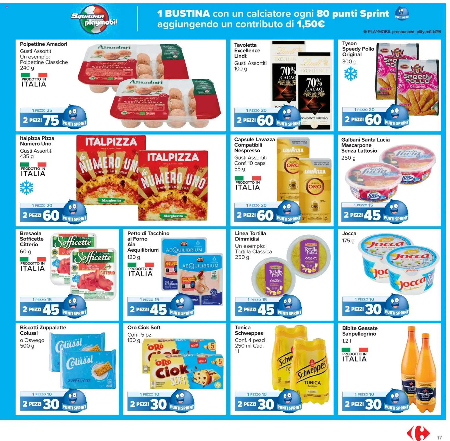 Volantino Carrefour del 02.12.2025 | Pagina: 17 | Prodotti: Pizza, Pollo, Bresaola, Lavazza