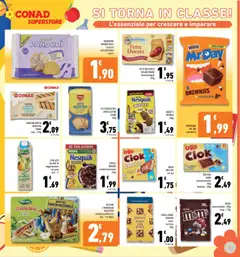Volantino Conad del 10.09.2025 | Pagina: 5 | Prodotti: Cioccolato, Pasta, Barretta, Merendine