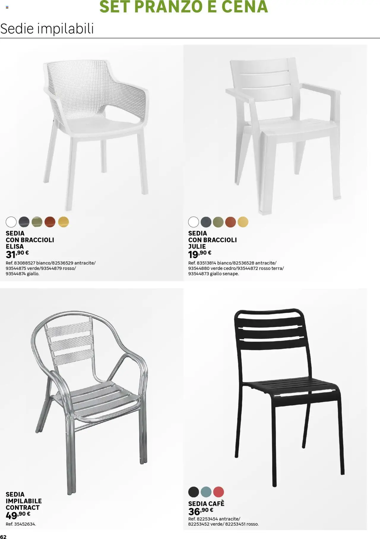 Volantino Leroy Merlin del 02.06.2025 | Pagina: 62 | Prodotti: Braccioli, Sedia