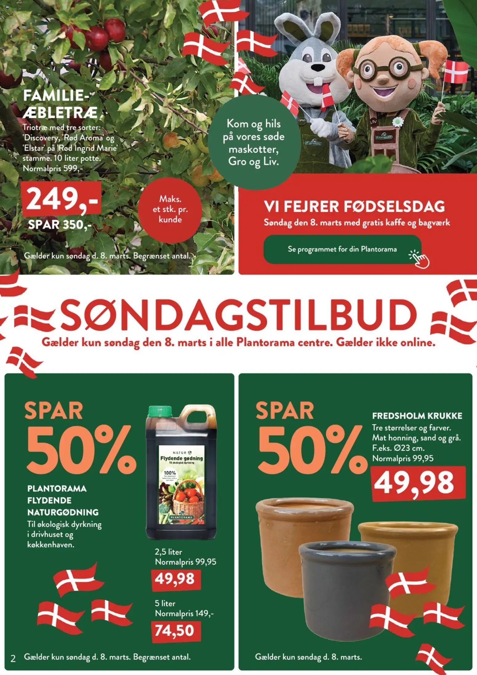 Plantorama tilbudsavis – gyldig fra 06.03.2026 | Side: 2 | Produkter: Kaffe, Krukke