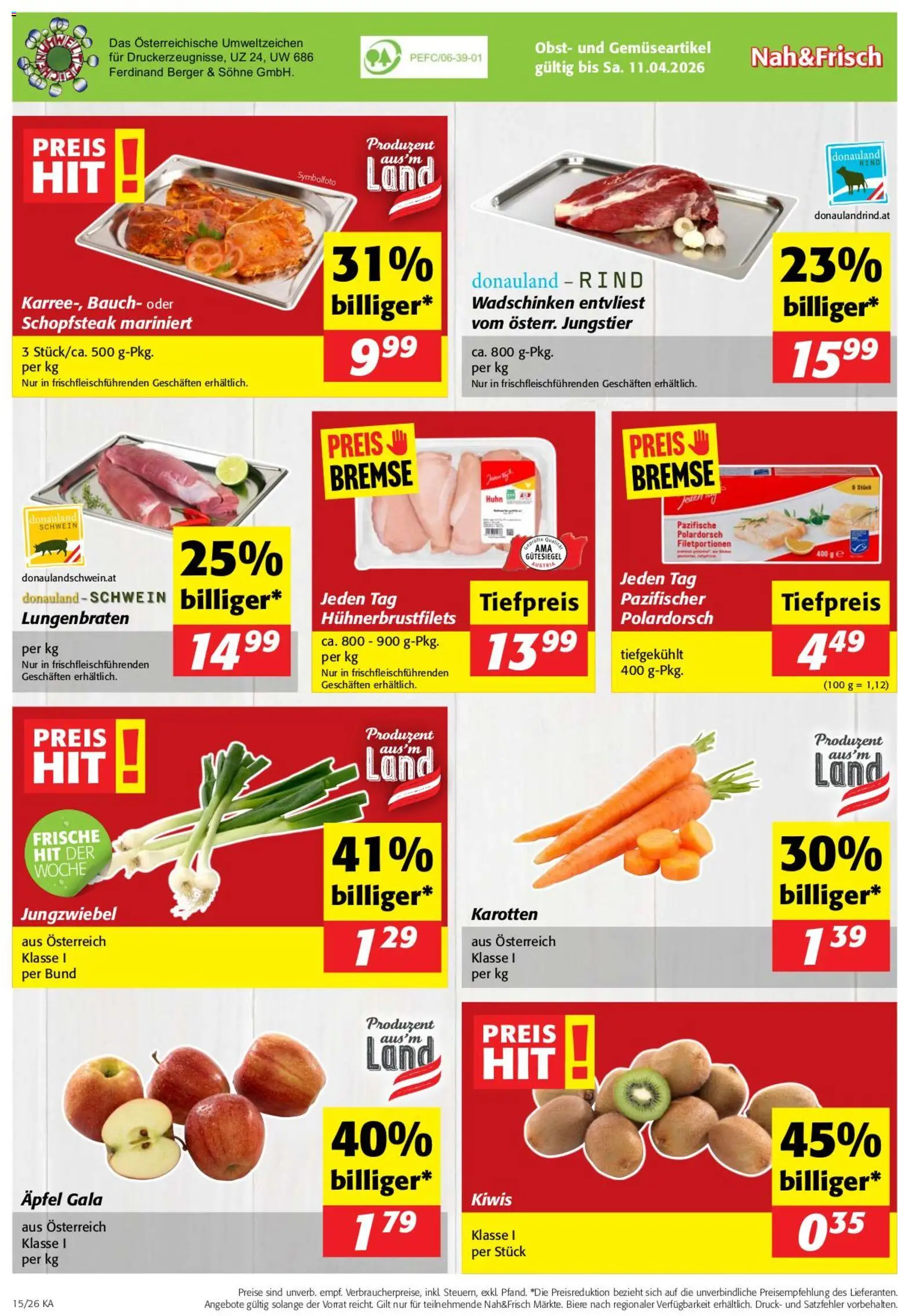 Nah und Frisch Flugblatt gültig ab 08.04.2026 | Seite: 8 | Produkte: Obst, Äpfel