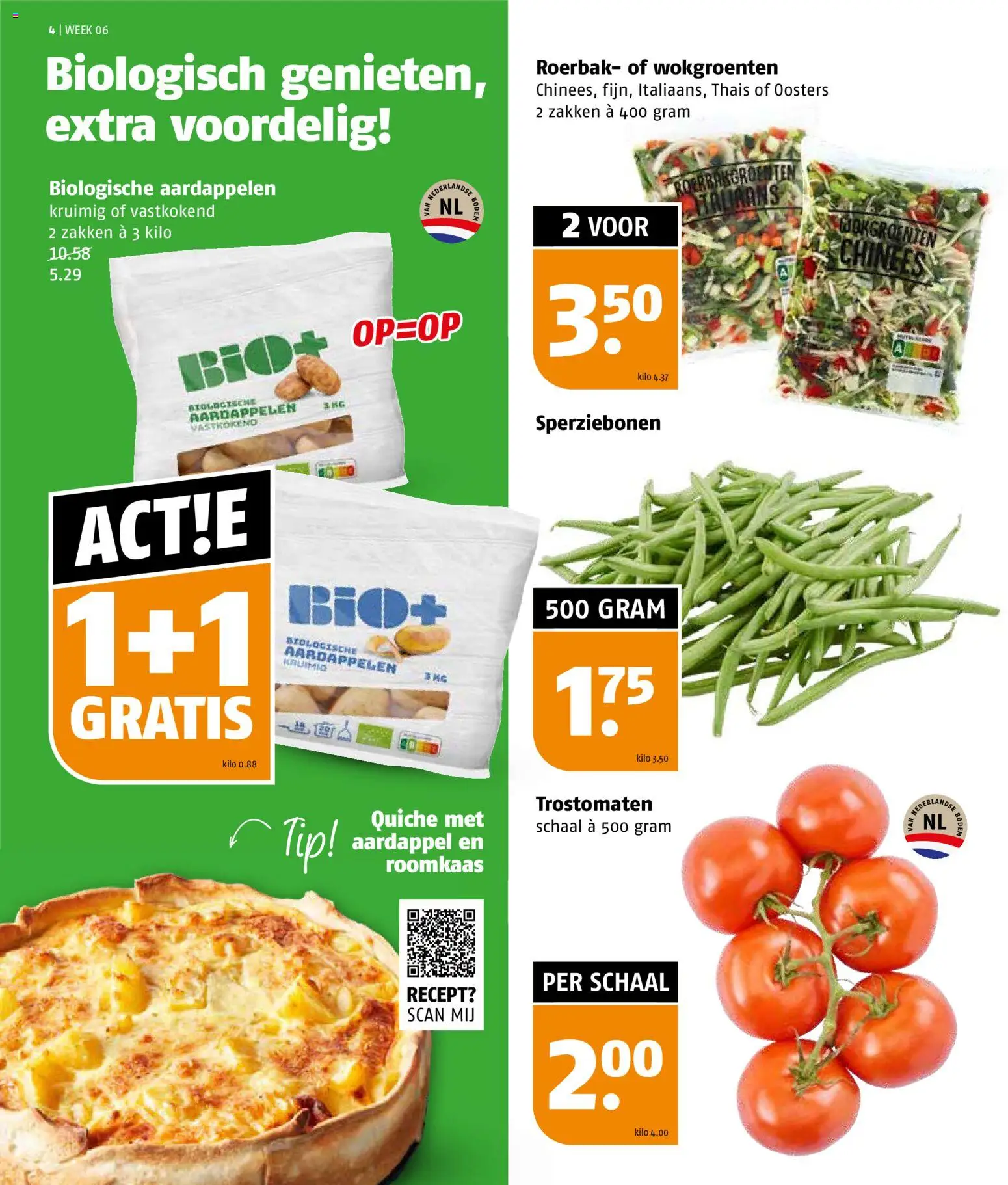 {H1} | Pagina: 4 | Producten: Aardappel, Schaal, Roomkaas