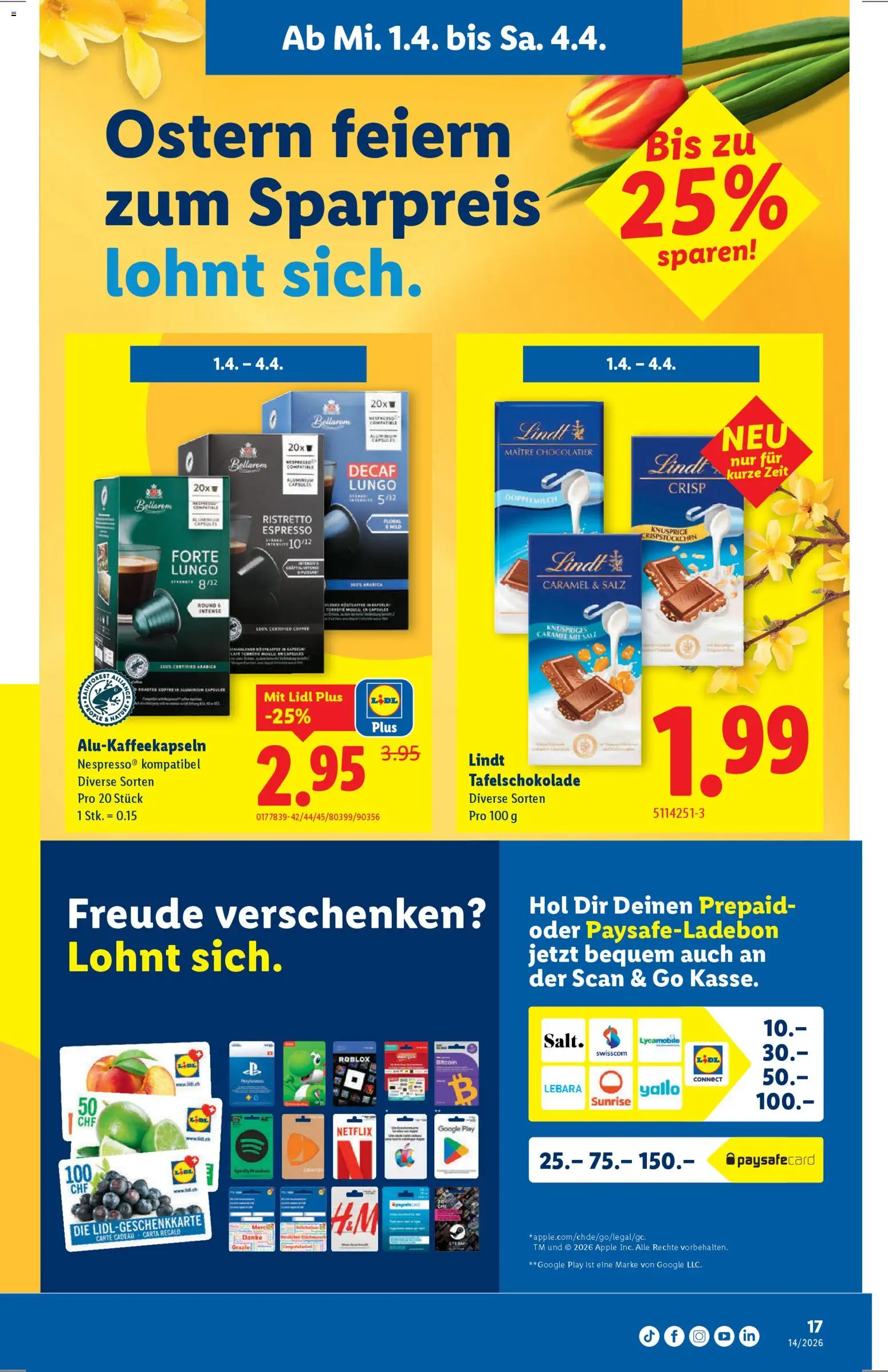 Lidl aktionen – gültig ab 01.04.2026 | Seite: 17