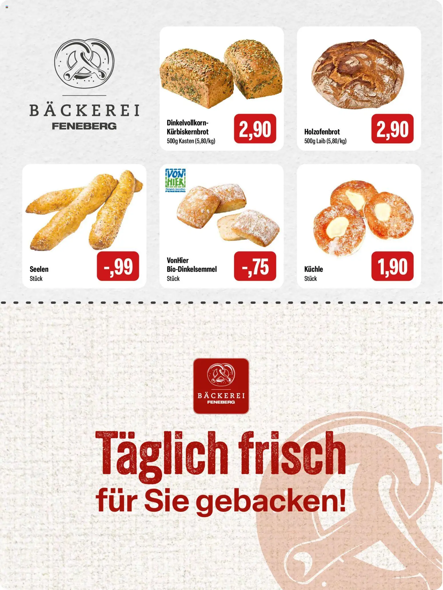 Feneberg Angebote – gültig ab 19.02.2026 | Seite: 4 | Produkte: Bäckerei