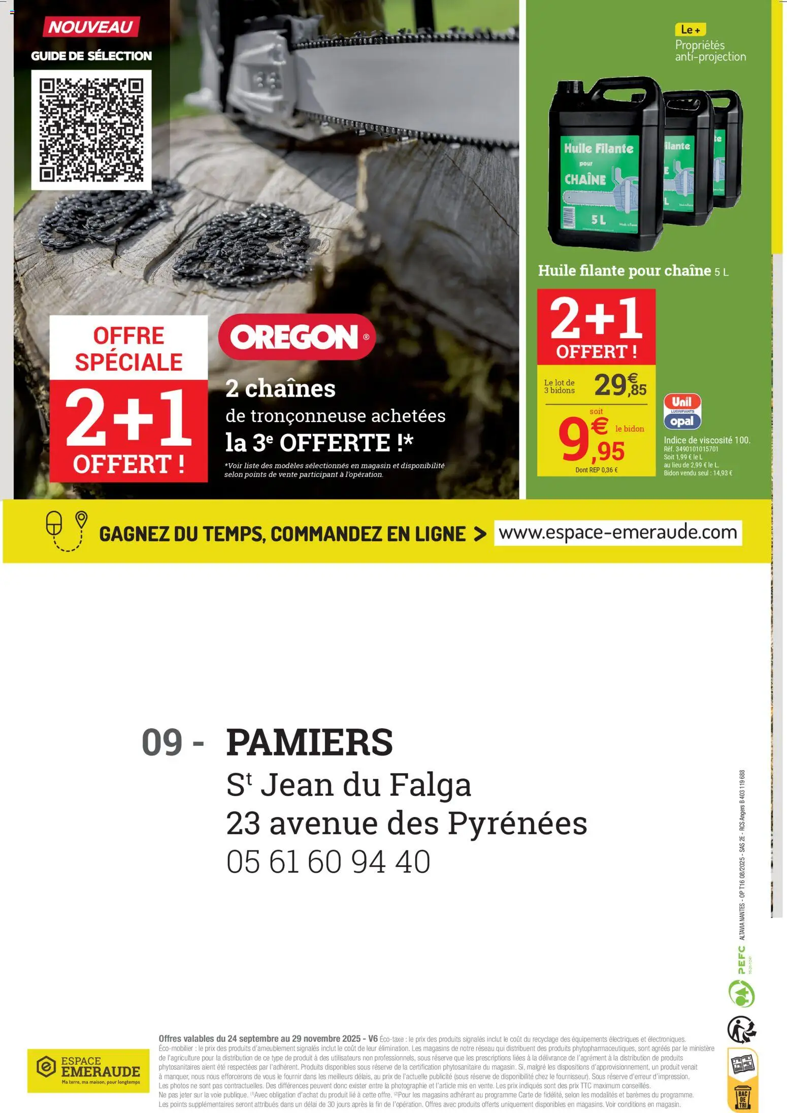 {H1} | Page: 16 | Produits: Tronçonneuse, Huile