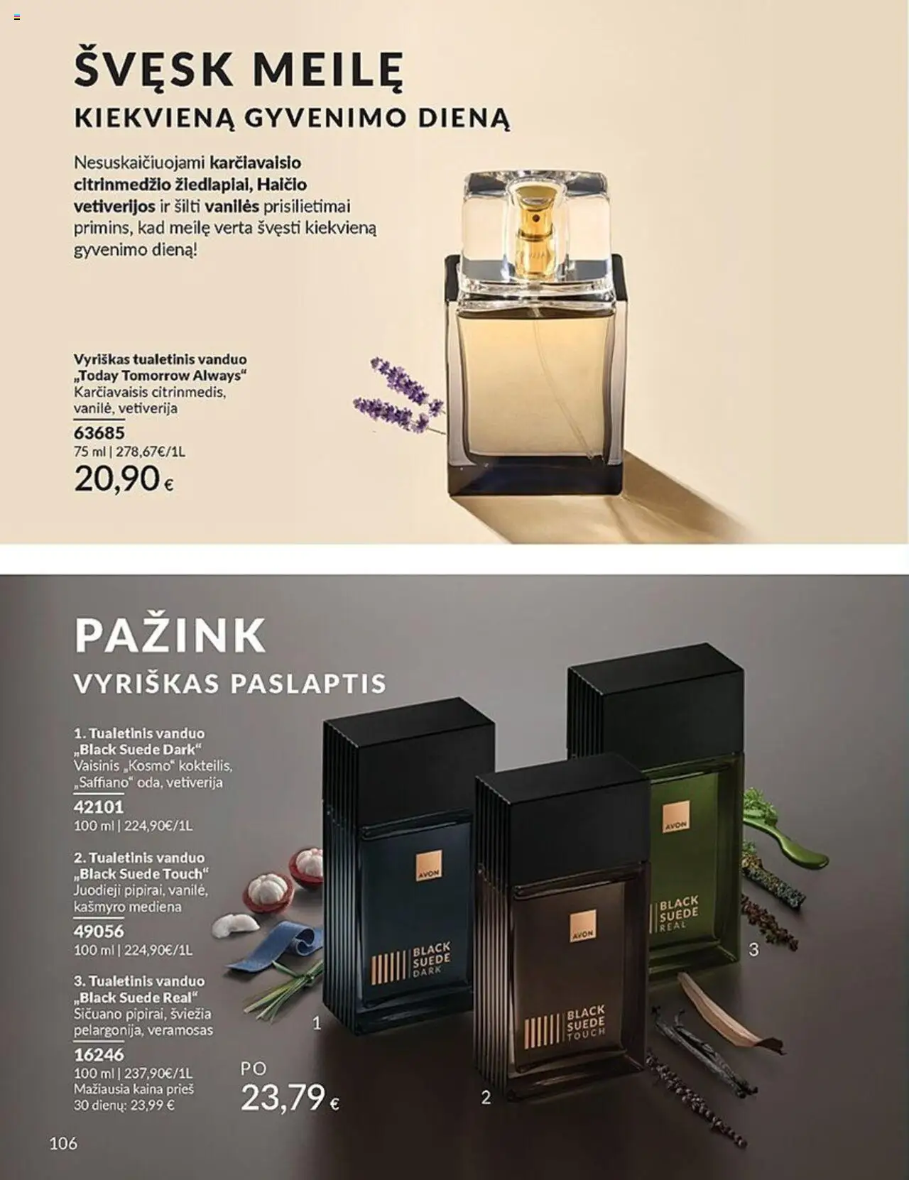 AVON leidinys│galioja nuo 01.07.2025 | Puslapis: 106 | Prekių: Tualetinis vanduo