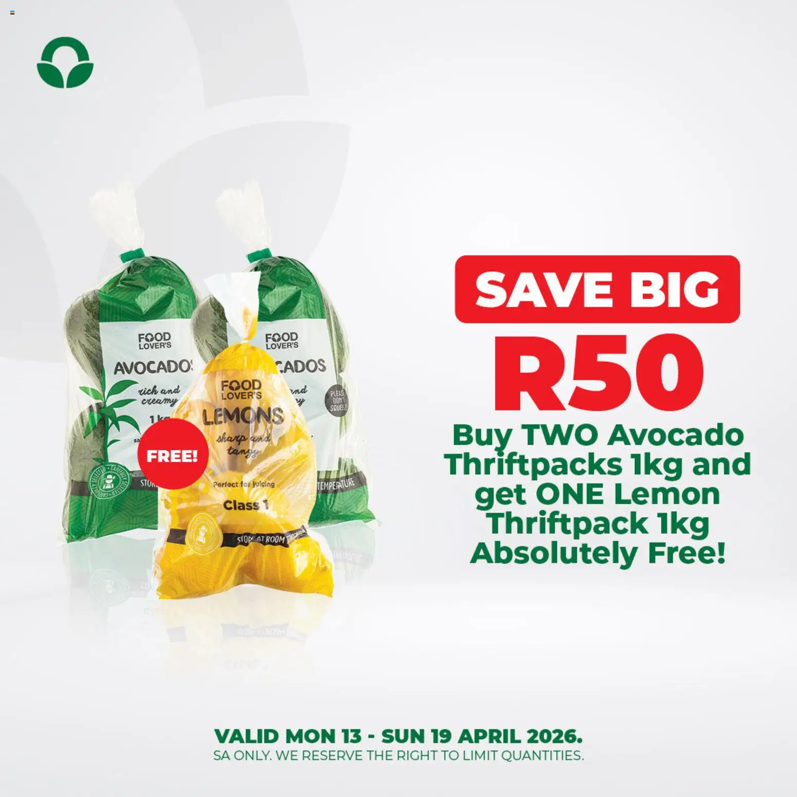 New Food Lover's Market catalogue – valid from 13.04.2026 | Page: 5 | Products: Lemon