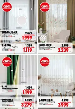 Katalógus Diego 04 - amely érvényes a következő dátumtól: 01.04.2026 | Oldal: 11 | Termékek: Fényáteresztő függöny, Függöny