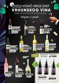 Medius vinski katalog - pregled Medius kataloga - važi od 05.12.2025