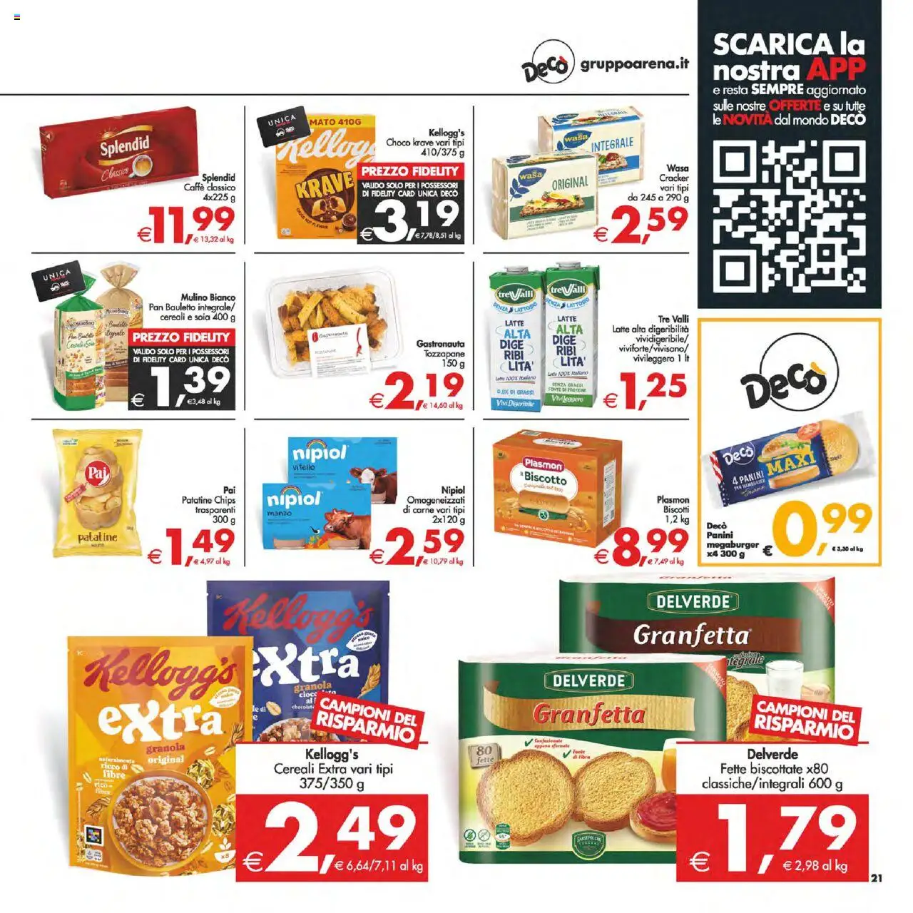 Volantino Decò del 02.09.2025 | Pagina: 25 | Prodotti: Cereali, Biscotti, Vitello, Fette biscottate