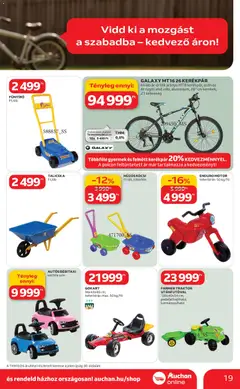 Auchan Ki a szabadba - amely érvényes a következő dátumtól: 05.03.2026 | Oldal: 19