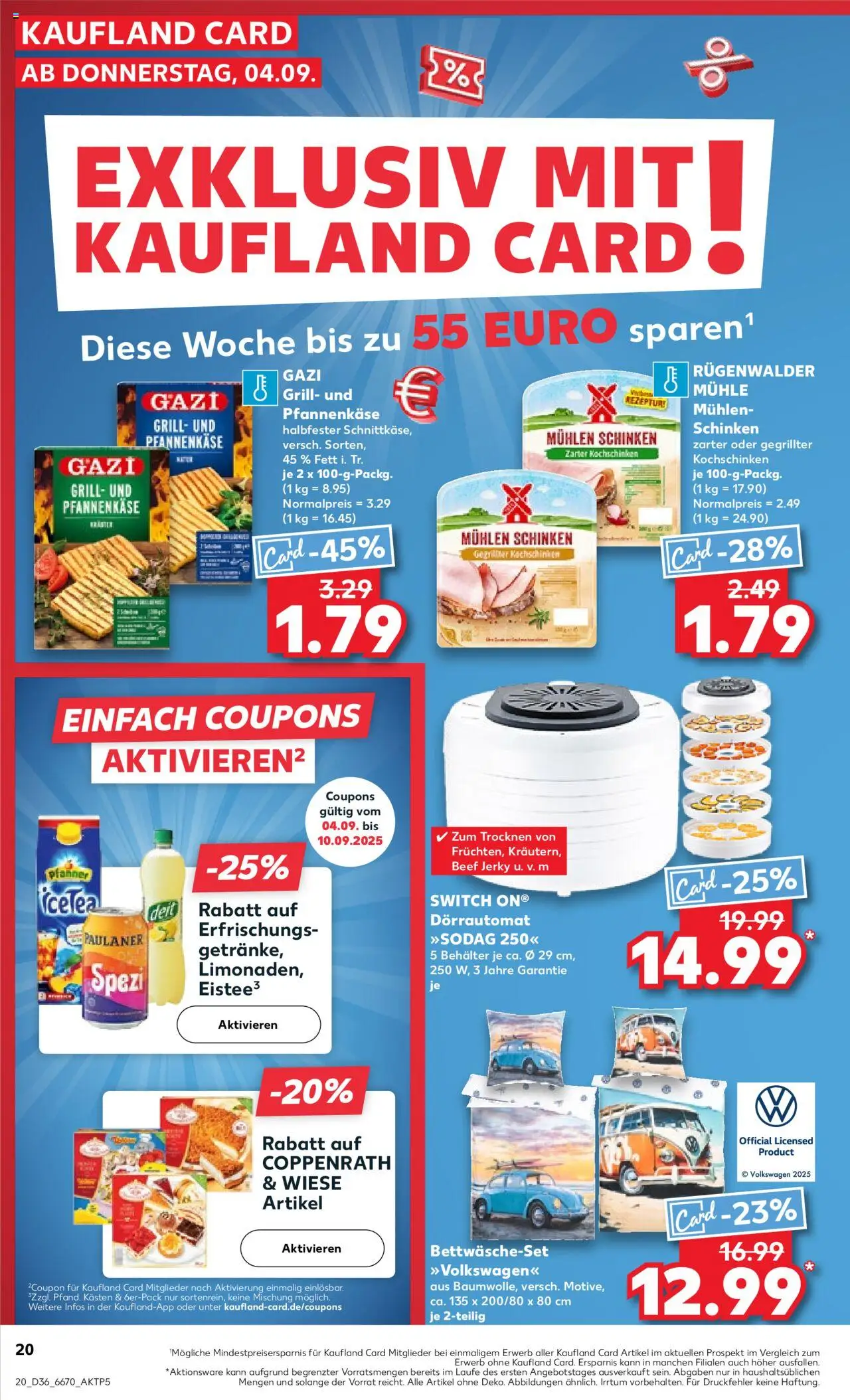 Kaufland prospekt Bremen	 - gültig ab dem 04.09.2025 | Seite: 20 | Produkte: Grill, Mühle, Schinken, Paulaner