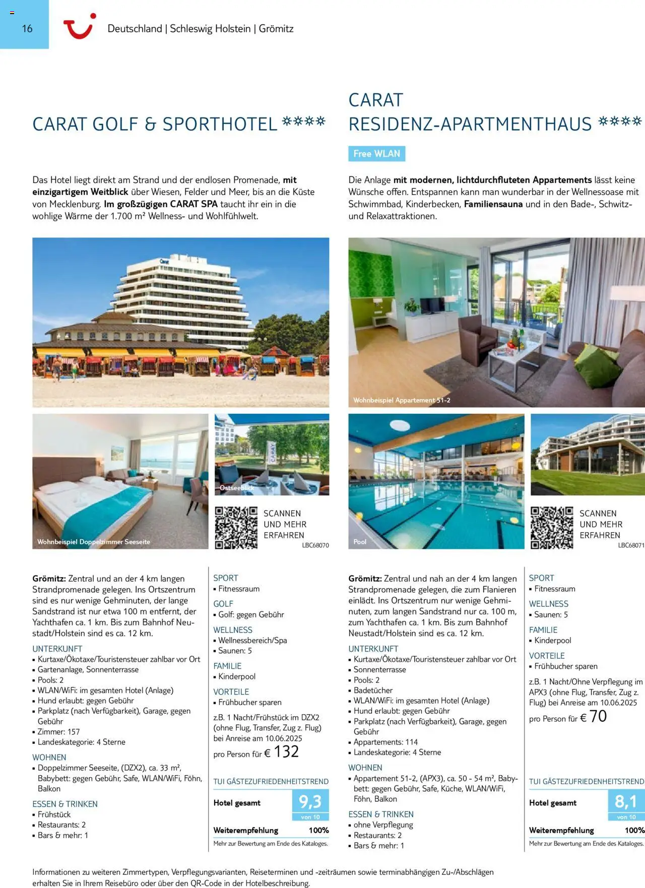 TUI Prospekt 	 – gültig ab 01.11.2024 | Seite: 16 | Produkte: Bett, Babybett