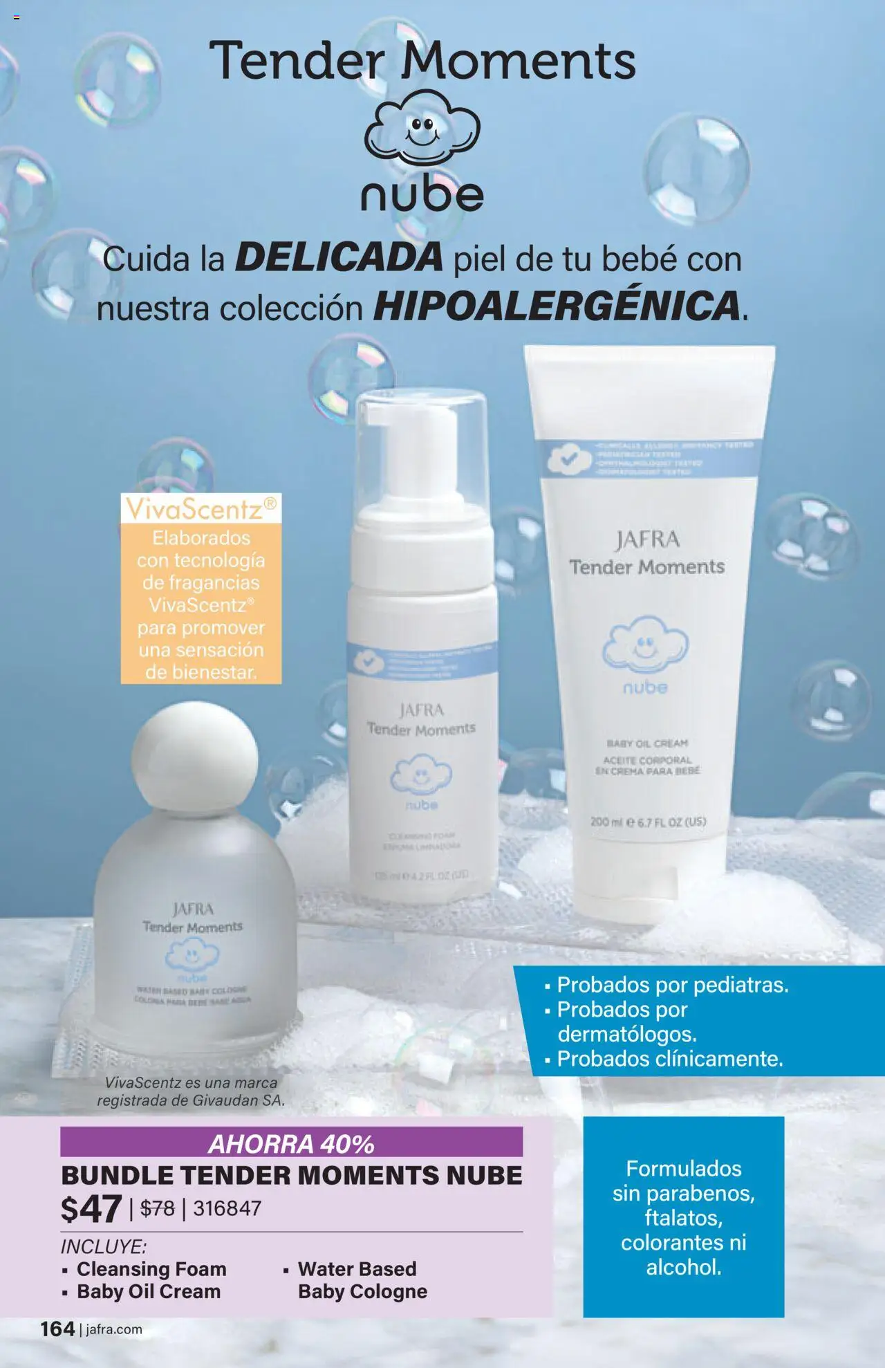 JAFRA folleto │ válido desde el 01.08.2025 | Página: 164 | Productos: Aceite, Crema, Aceite corporal