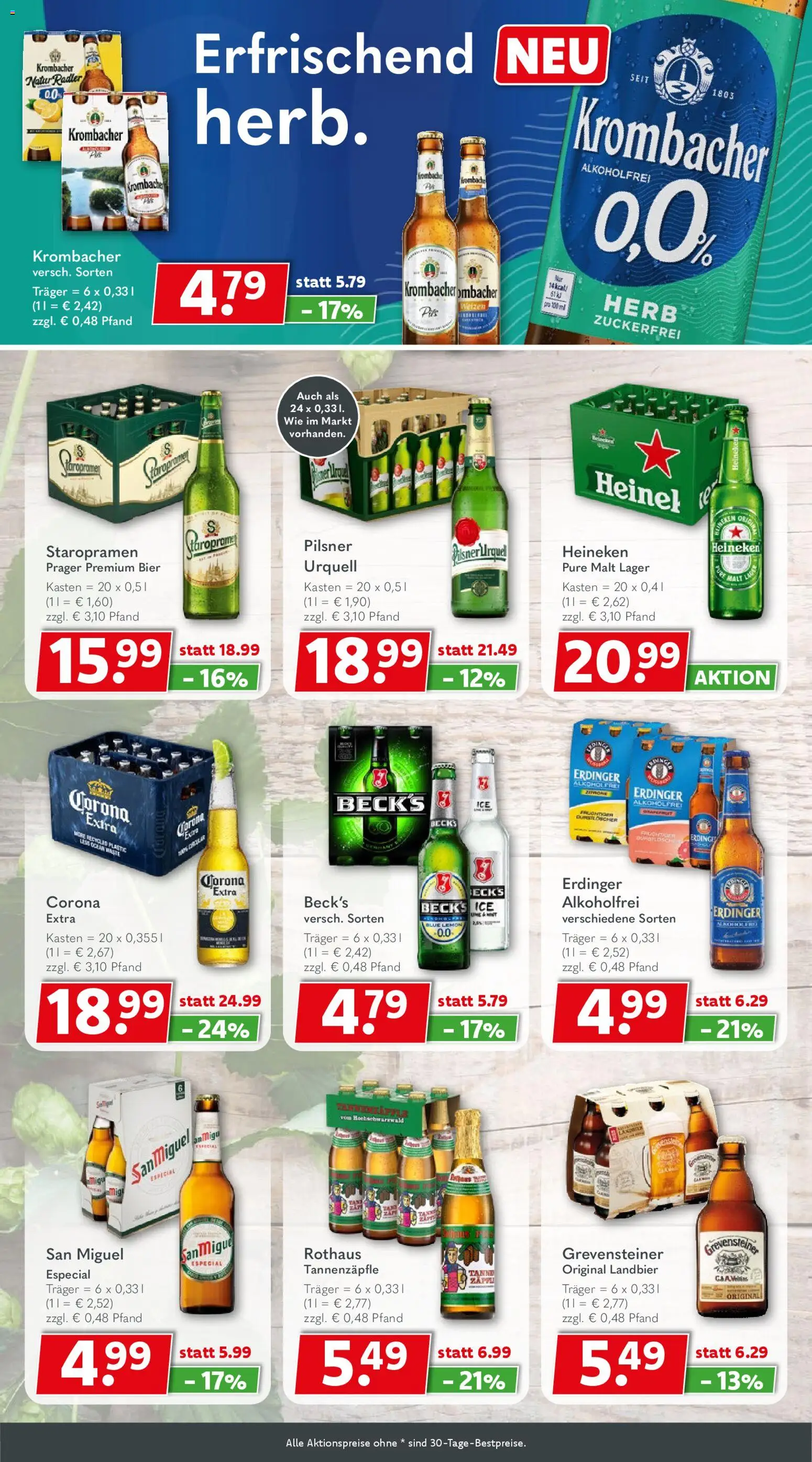 Getränkeland Prospekt 	 – gültig ab 13.04.2026 | Seite: 4 | Produkte: Erdinger, Bier, Radler, Krombacher