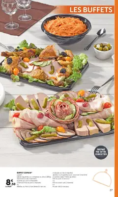 Hyper U - Prévisualisation de Hyper U - La carte Automne Hiver valide à partir de 07.10.2025 | Page: 27 | Produits: Salade, Saucisson, Jambon, Crème