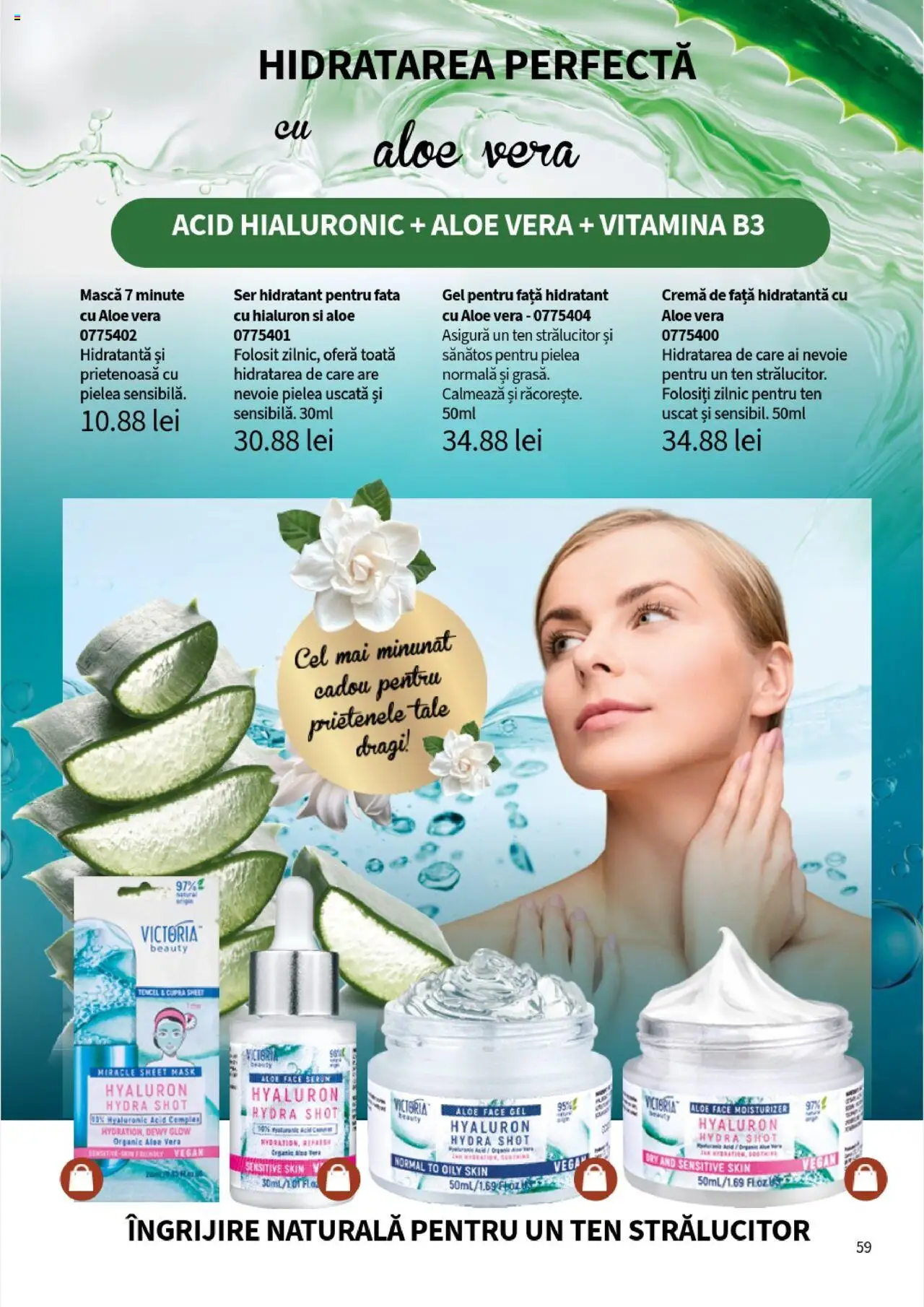 Catalog Lady’s – valabil de la 01.08.2025 | Pagină: 59 | Produse: Serum, Aloe vera, Cremă
