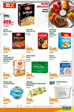 Metro Grillszezon katalógus 2026/04 - amely érvényes a következő dátumtól: 07.04.2026 | Oldal: 7 | Termékek: Feta sajt, Grillsajt, Vaj, Sajt