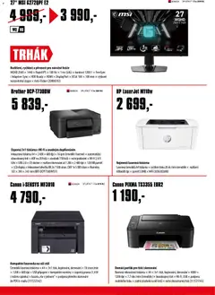 Náhled letáku Comfor Black Friday od 03.11.2025 | Strana: 4 | Produkty: Zásobník, Tiskárna, Skener, Stůl