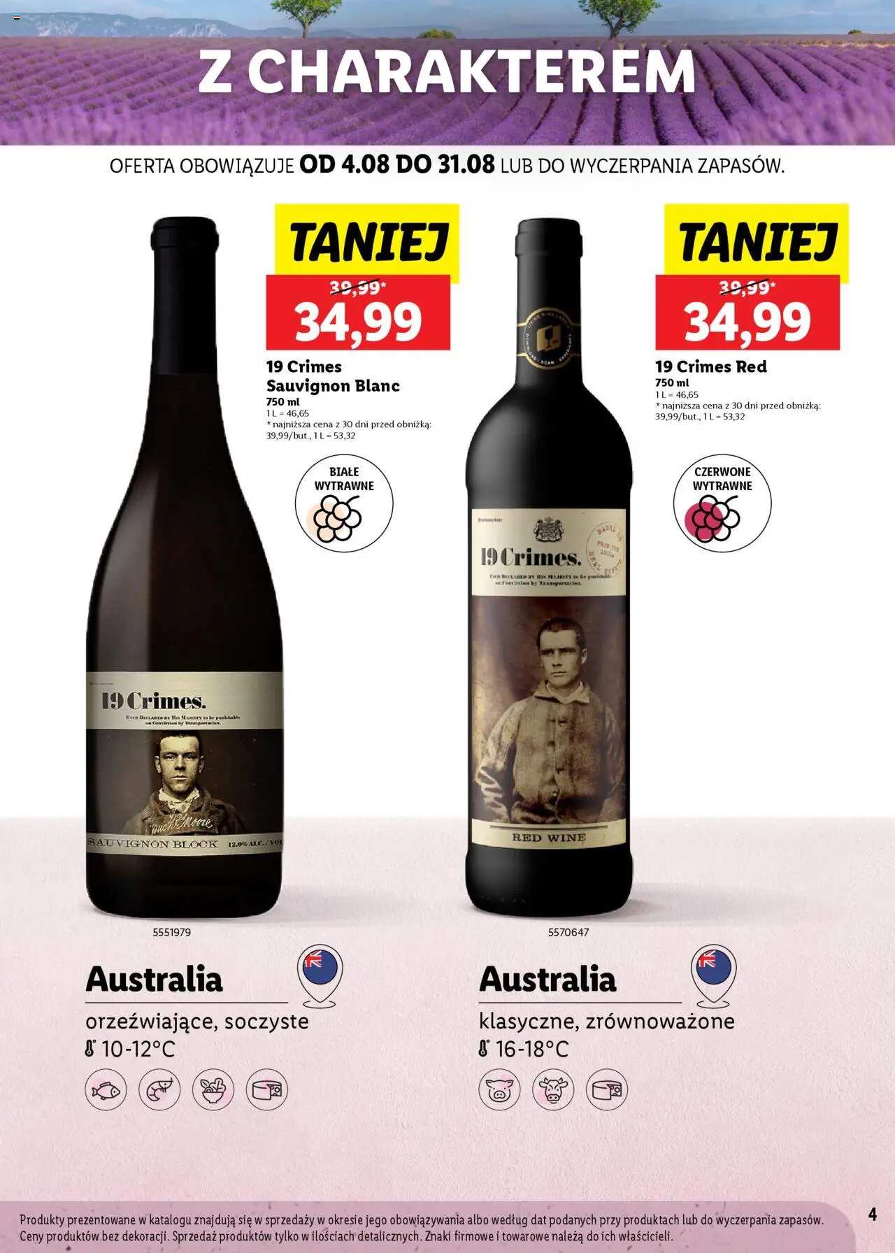 Lidl Katalog karta win od 04.08.2025 | Strona: 4