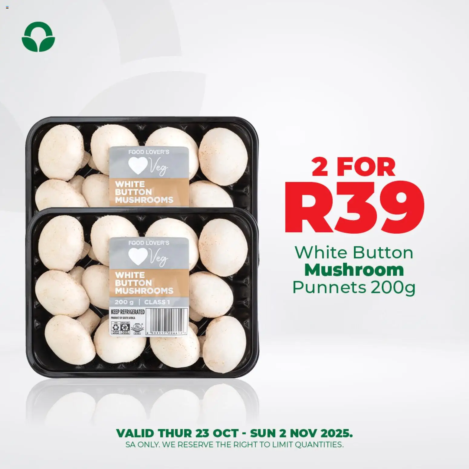 New Food Lover's Market catalogue – valid from 23.10.2025 | Page: 3 | Products: Mushrooms