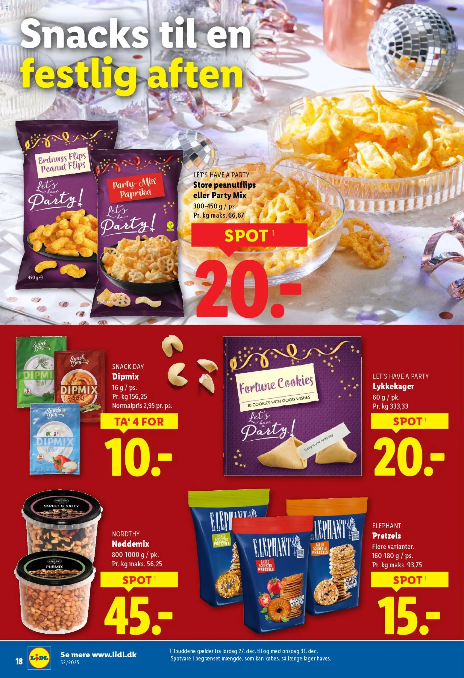 Lidl tilbudsavis – gyldig fra 27.12.2025 | Side: 22 | Produkter: Cookies, Dild, Is, Paprika