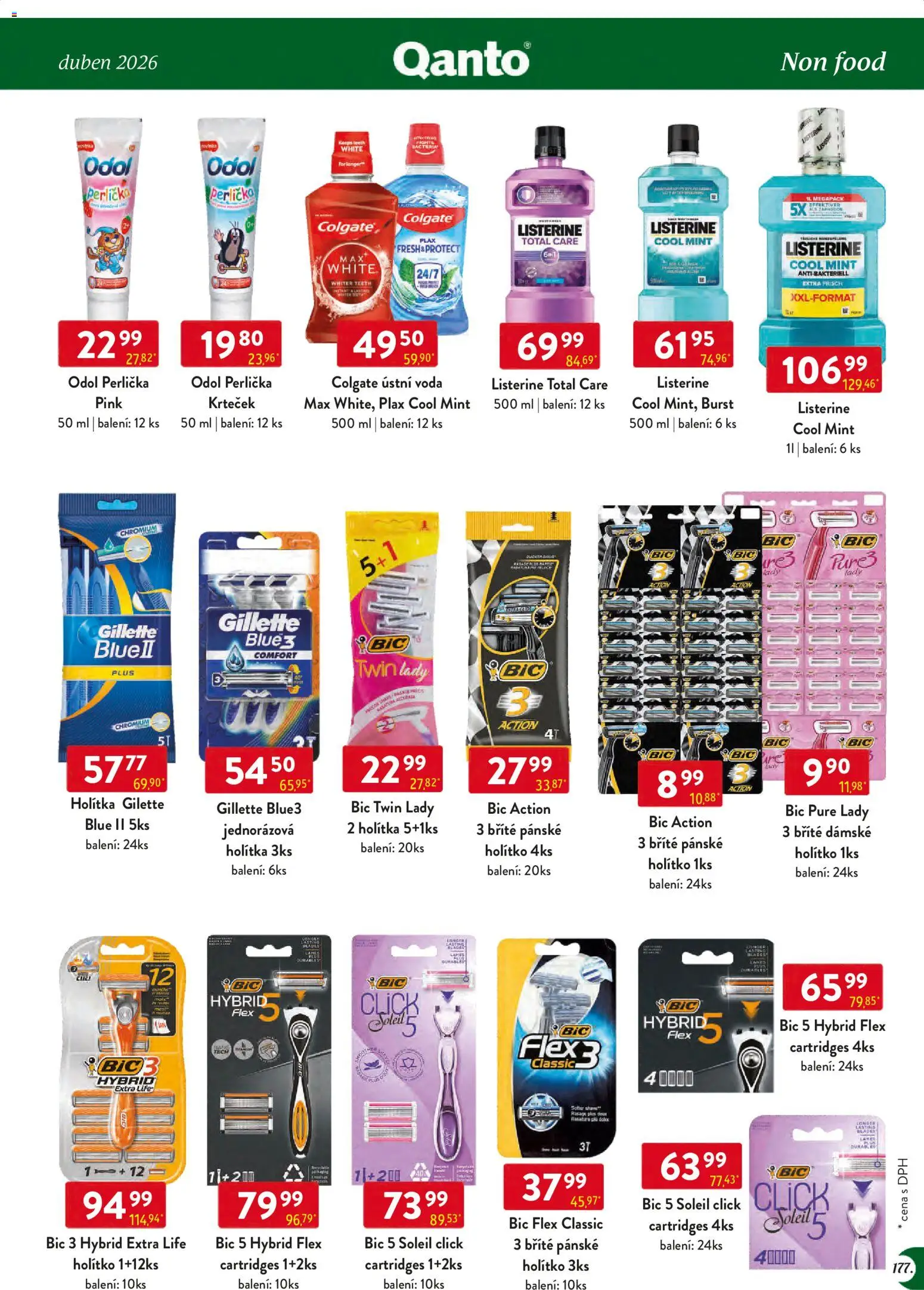 Astur & Qanto leták - Velkoobchod 04/2026 od 01.04.2026 | Strana: 177 | Produkty: Ústní voda, Voda, Listerine
