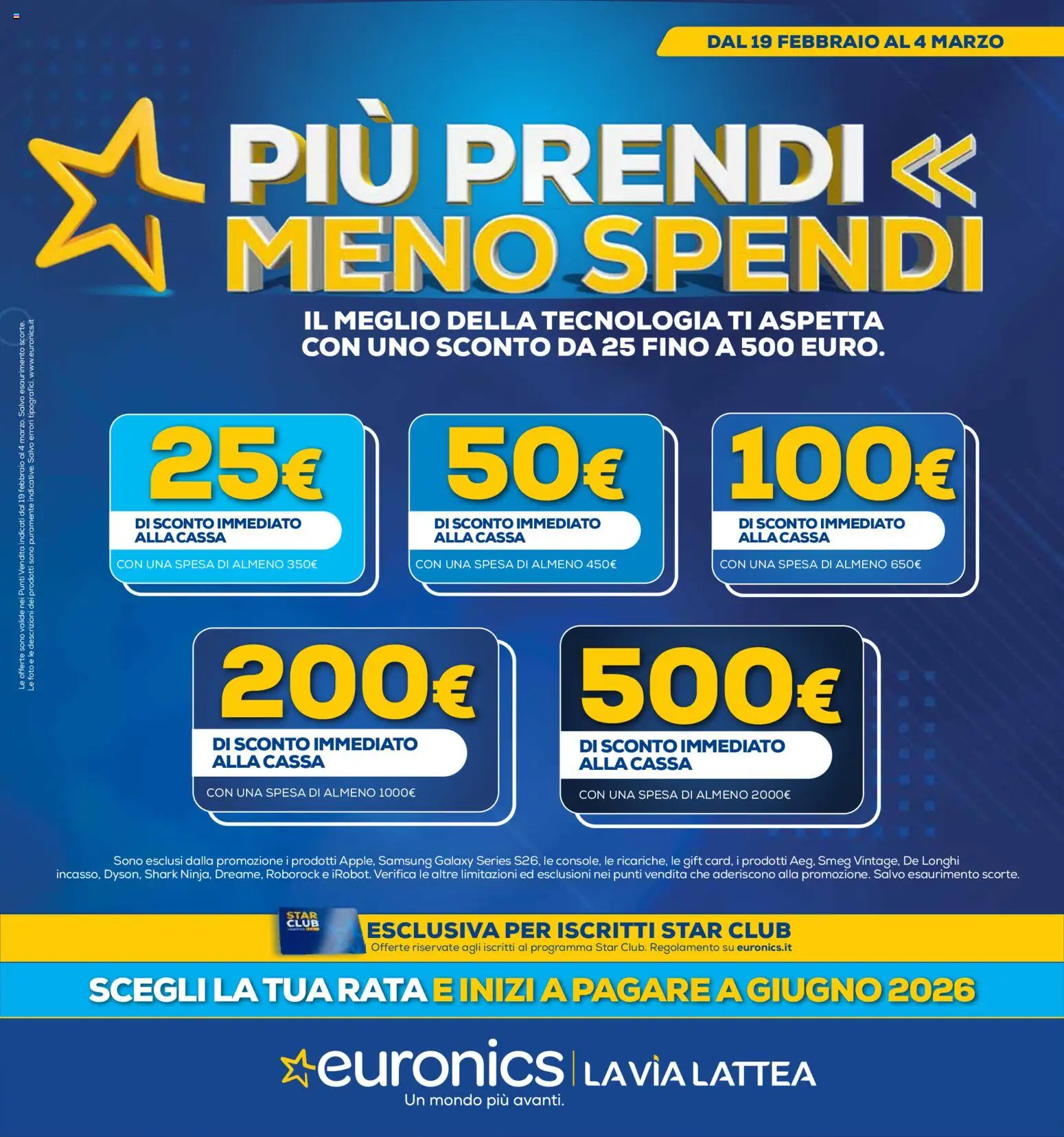 Volantino Euronics del 19.02.2026 | Pagina: 31 | Prodotti: Samsung Galaxy, Samsung