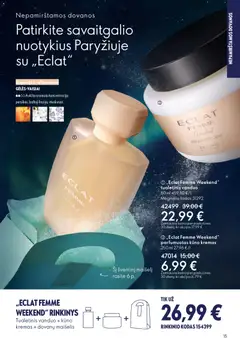 Oriflame leidinys galioja nuo 10.12.2025 | Puslapis: 15 | Prekių: Tualetinis vanduo, Kremas, Kūno kremas
