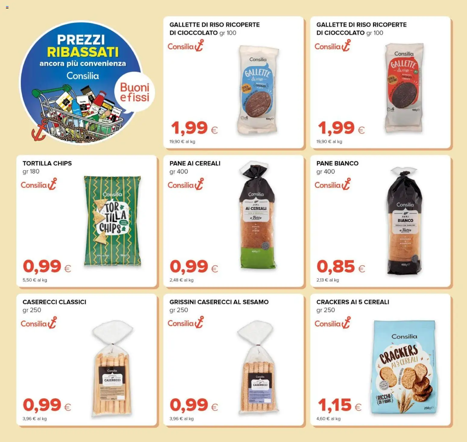 Volantino Tigre del 01.01.2026 | Pagina: 12 | Prodotti: Pane, Cioccolato, Riso, Grissini