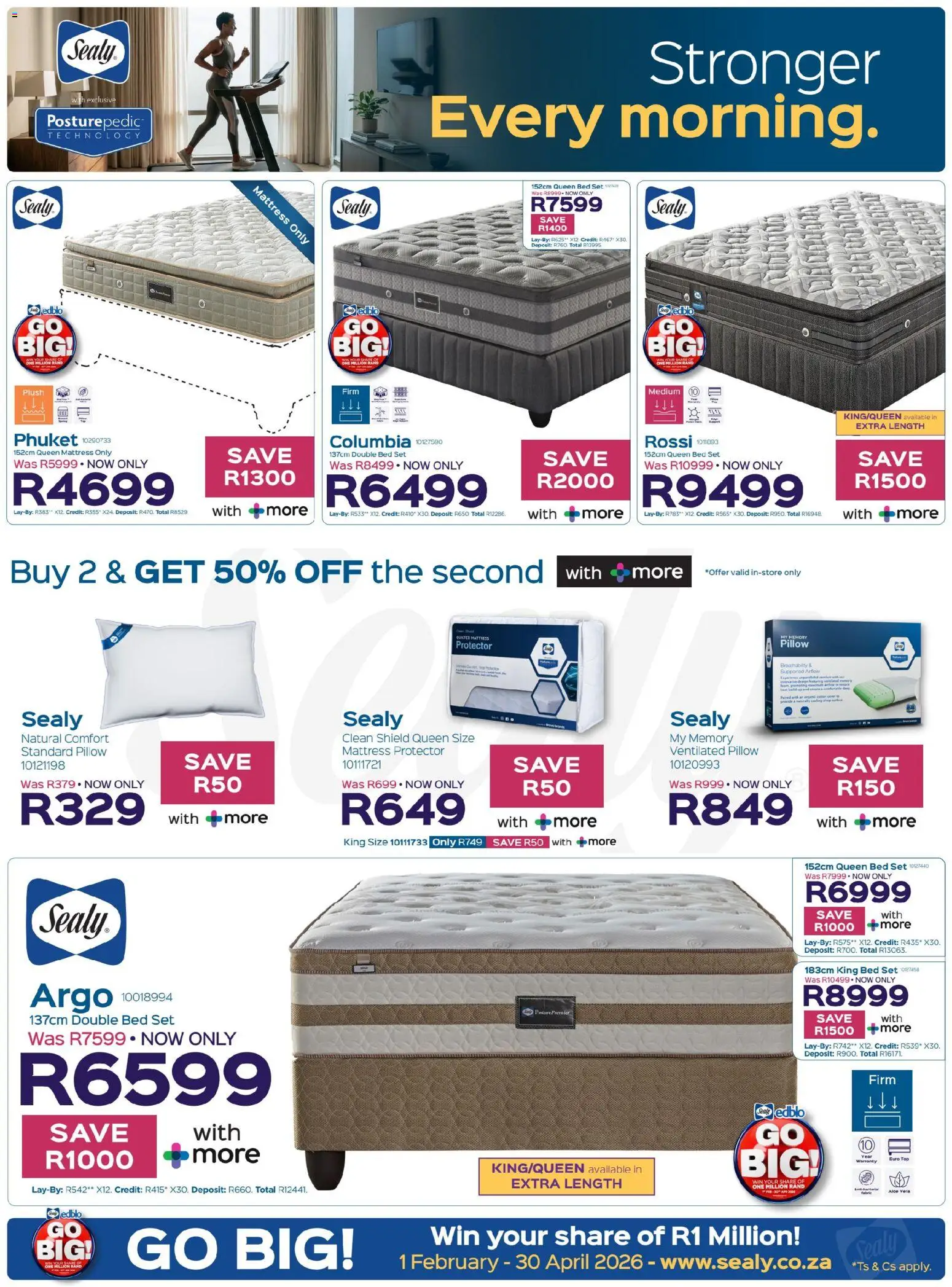 New Sleepmasters Specials catalogue – valid from 19.03.2026 | Page: 4 | Products: Double bed, Bed, Mattress, Pillow