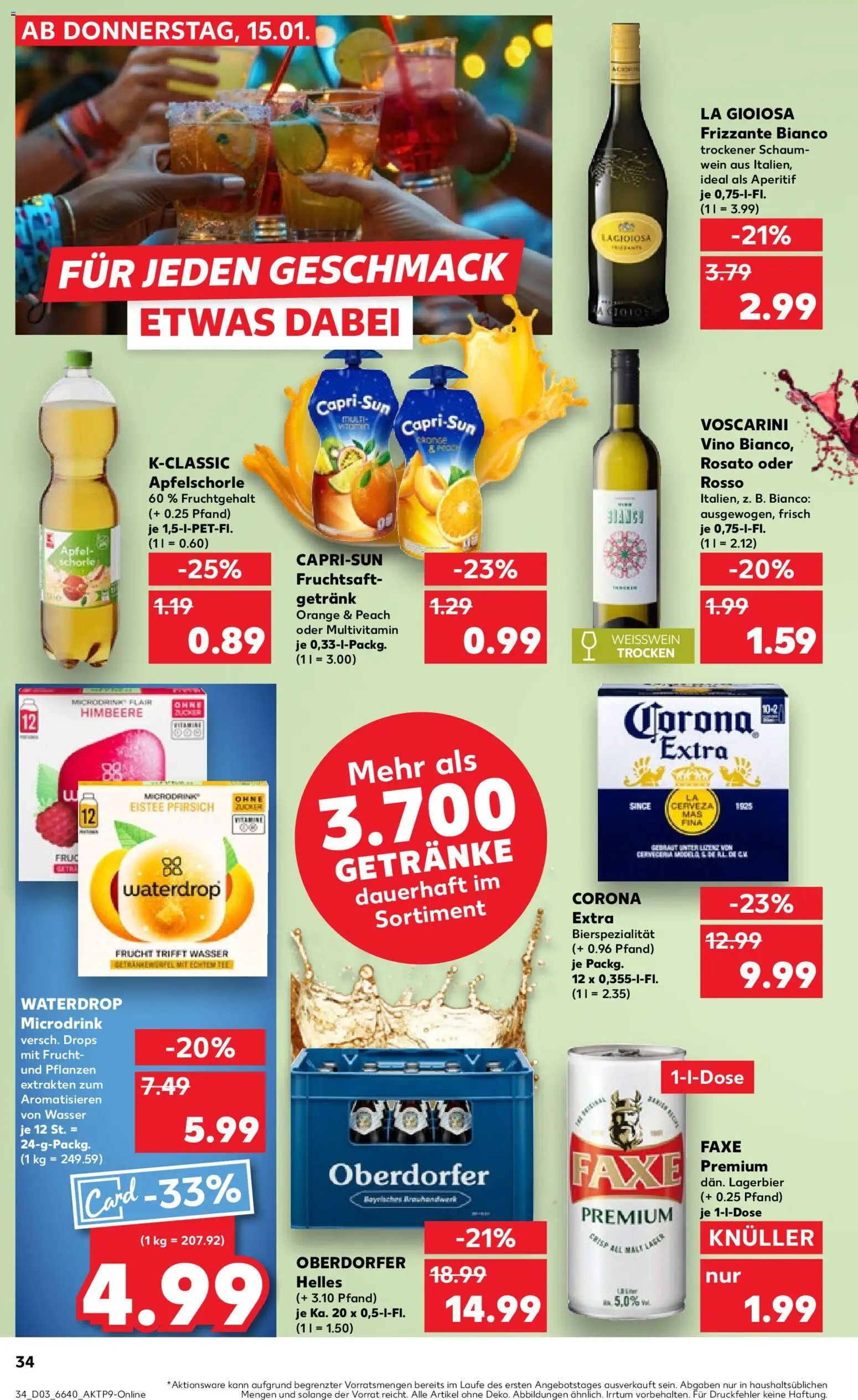 Kaufland Prospekt 	 – gültig ab 15.01.2026 | Seite: 34 | Produkte: Äpfel, Apple, Pfirsich, Himbeere
