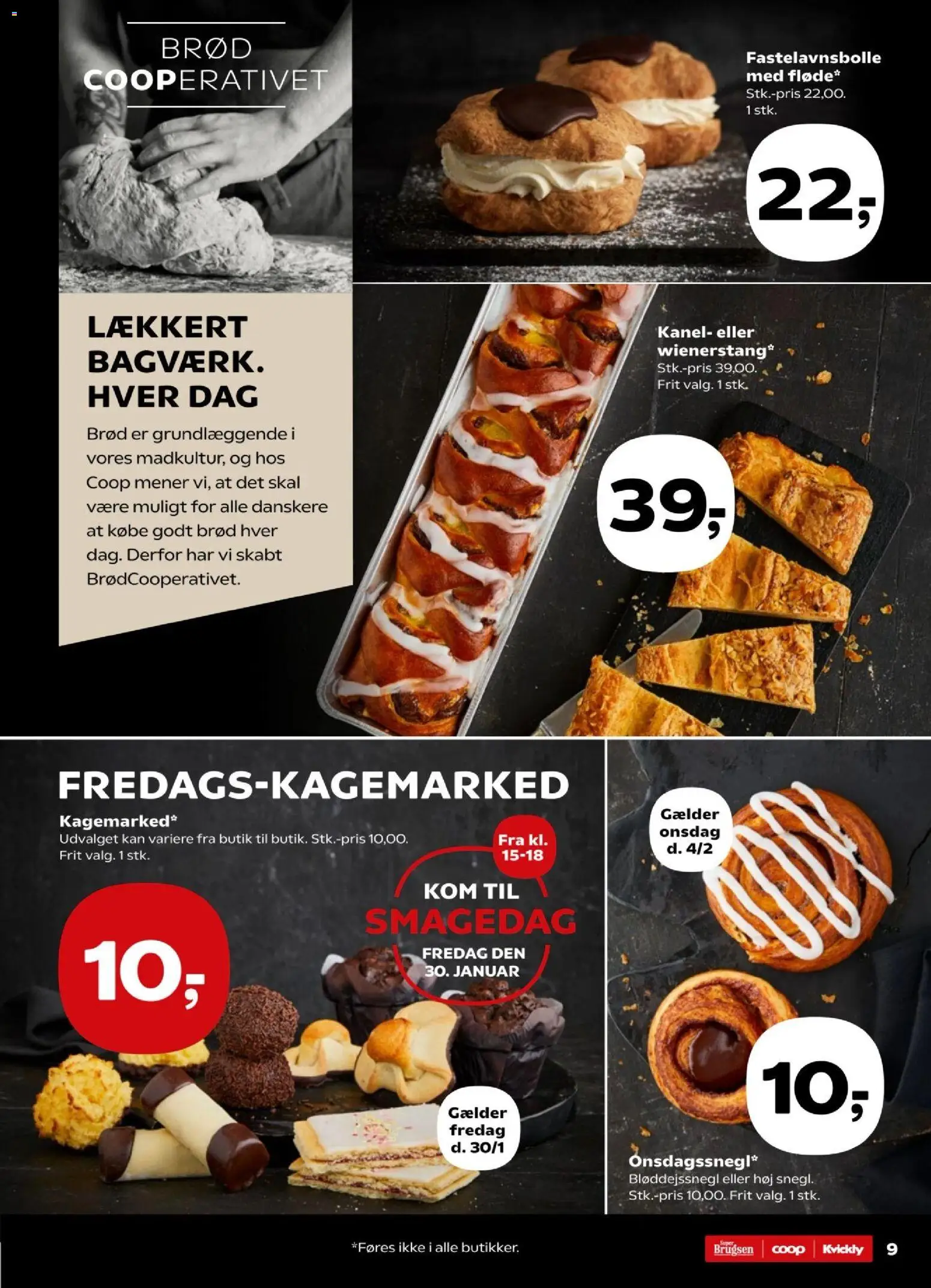 Kvickly tilbudsavis – gyldig fra 30.01.2026 | Side: 10 | Produkter: Brød, Kanel
