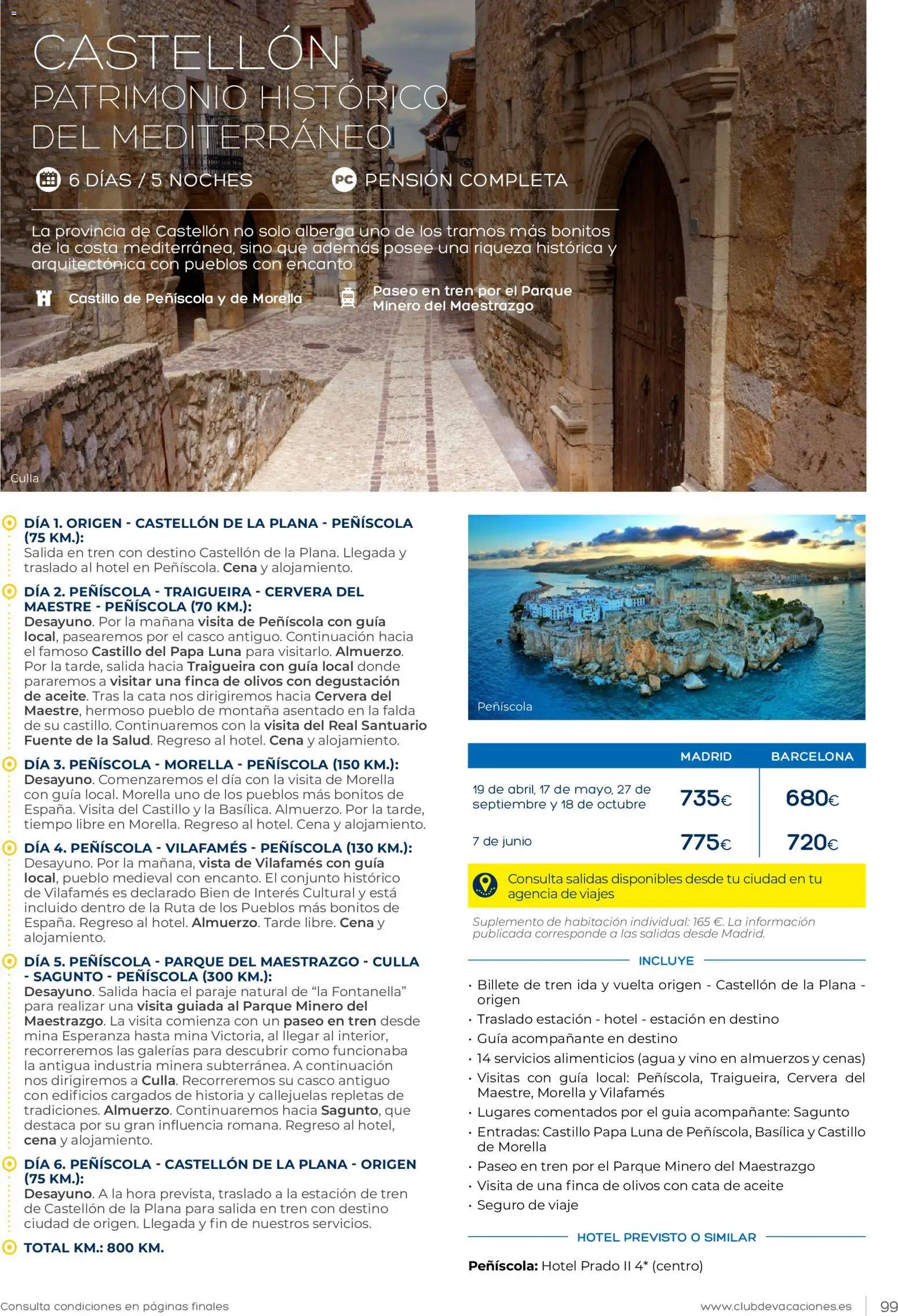 Viajes El Corte Inglés Club de Vacaciones │ válido desde el 01.02.2026 | Página: 99 | Productos: Aceite, Vino, PC