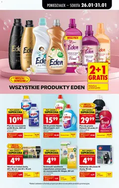 Pogląd oferty "Biedronka gazetka" - ważna od 26.01.2026 | Strona: 63 | Produkty: Płyn do czyszczenia pralki, Perfumy, Zapach, Detergent