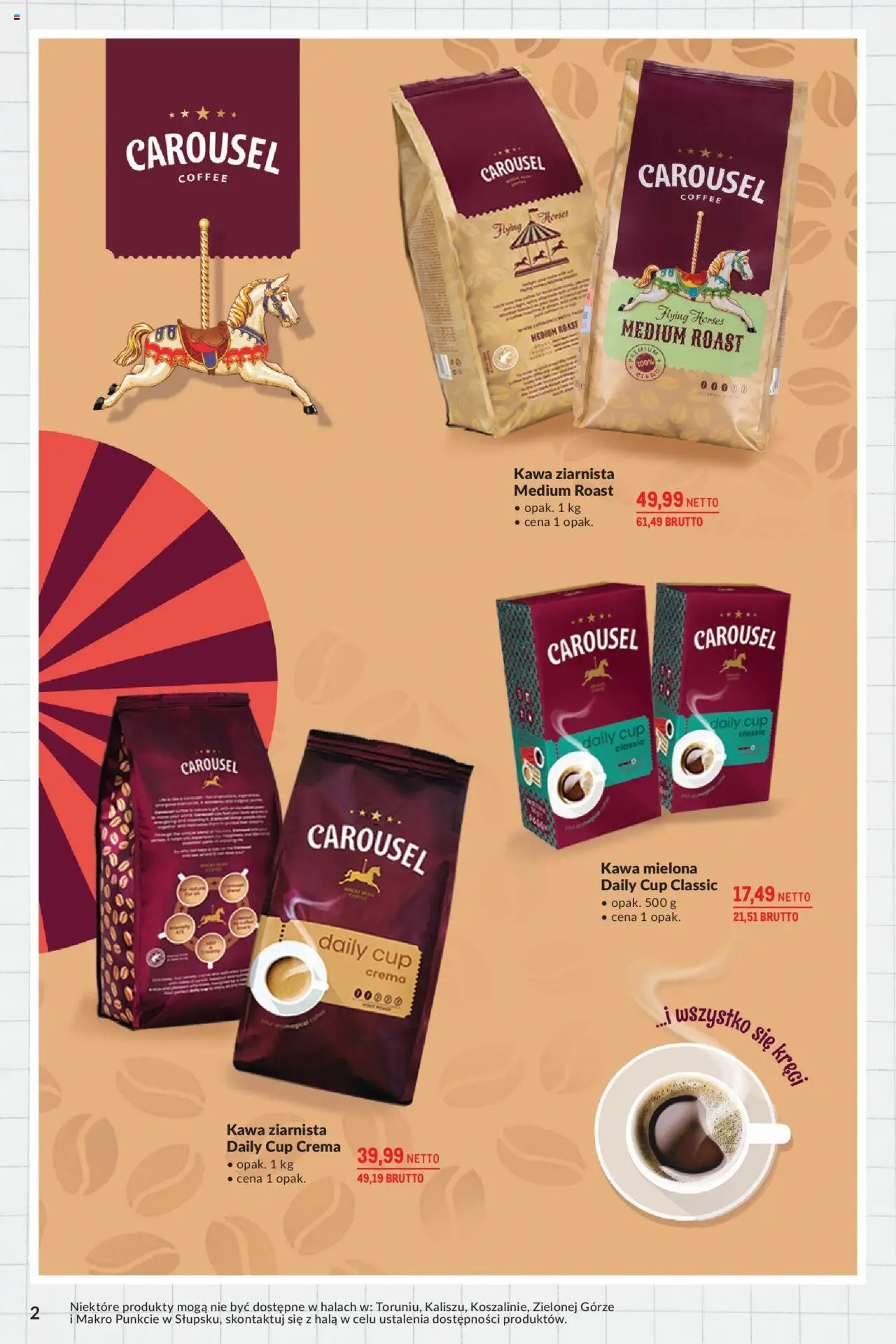 Makro Gazetka - Katalog Back to School od 19.08.2025 | Strona: 2 | Produkty: Kawa ziarnista, Kawa