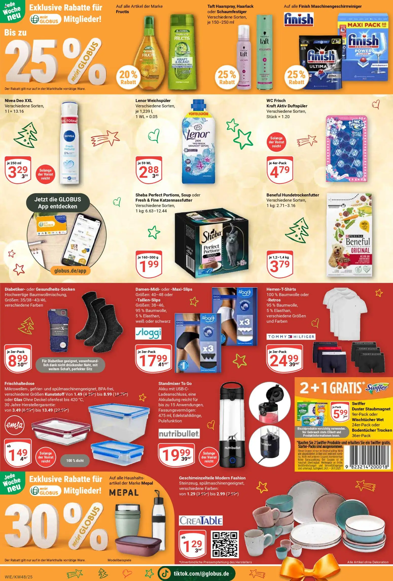 Globus prospekt Waghäusel-Wiesental	 – gültig ab 24.11.2025 | Seite: 5 | Produkte: Lenor, Sheba, Finish, Wc frisch