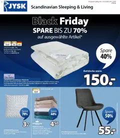 JYSK - Black Friday ab 19.10.2025 gültig