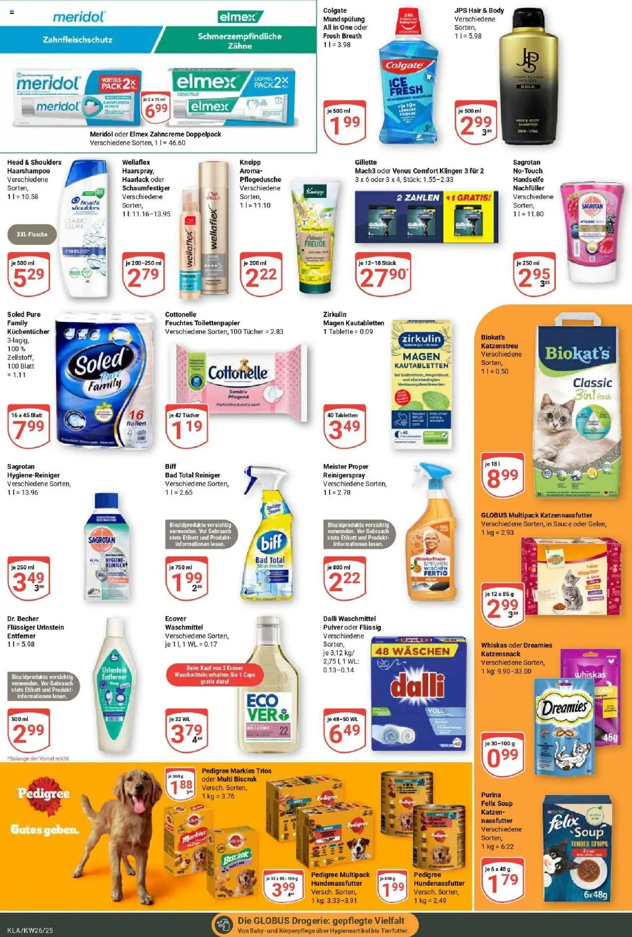 Globus prospekt Kaiserslautern	 - gültig ab dem 22.06.2025 | Seite: 19 | Produkte: Head & shoulders, Pedigree, Toilettenpapier, Feuchtes Toilettenpapier