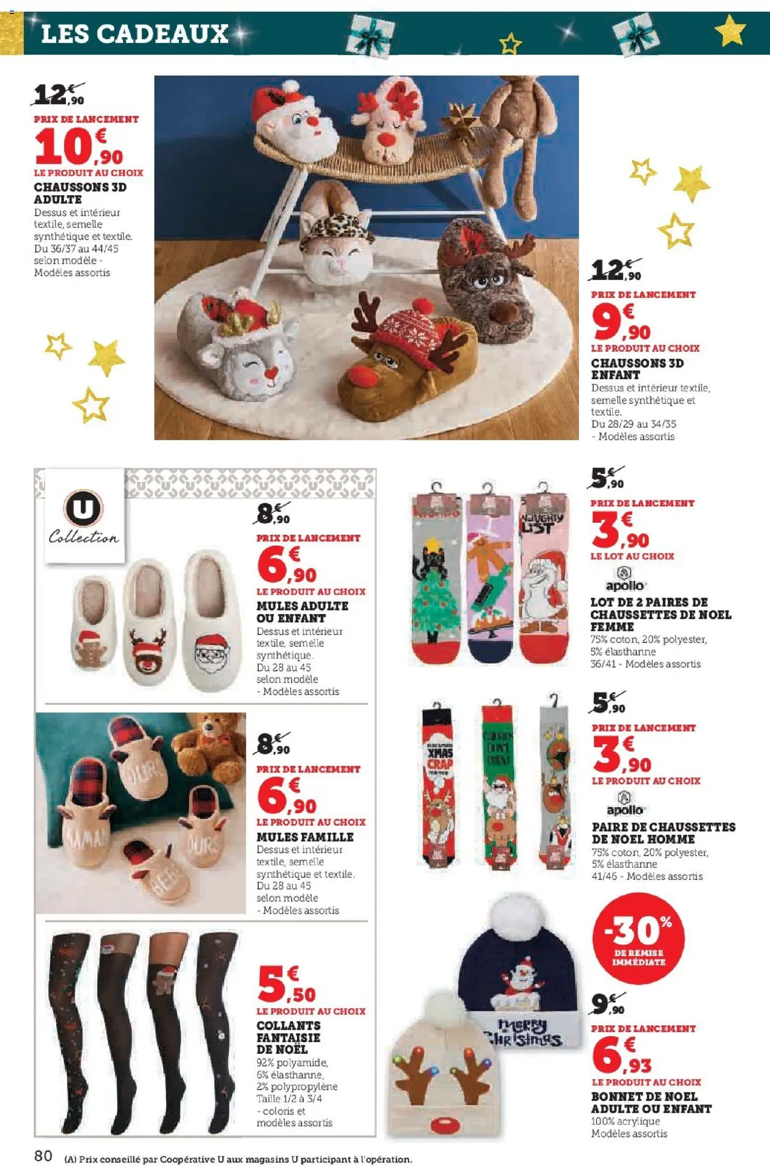 {H1} | Page: 80 | Produits: Collants, Bonnet, Paire de chaussettes, Chaussons