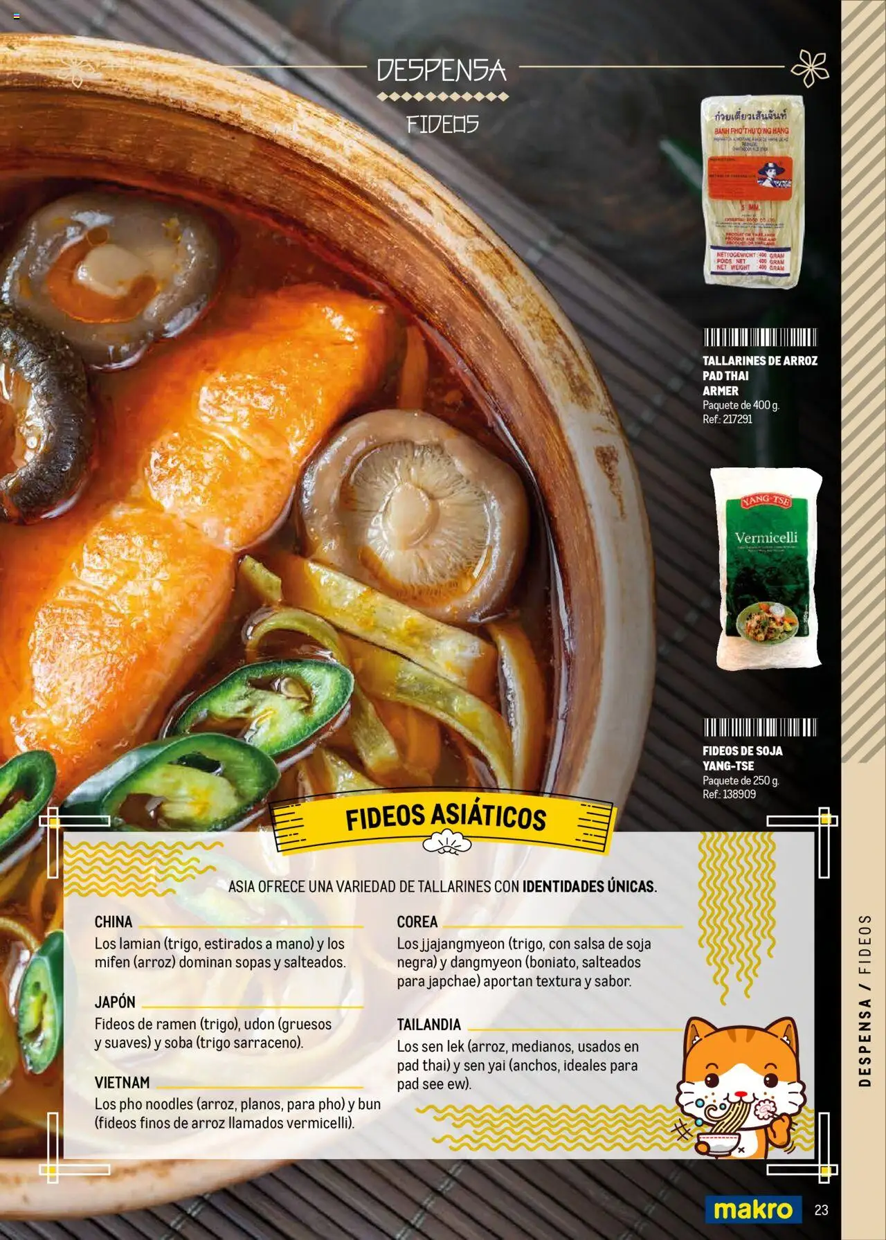 Makro - Cocina fusión asiática Canarias │ válido desde el 04.06.2025 | Página: 23 | Productos: Arroz, Fideos, Κλειδαριά της πόρτας