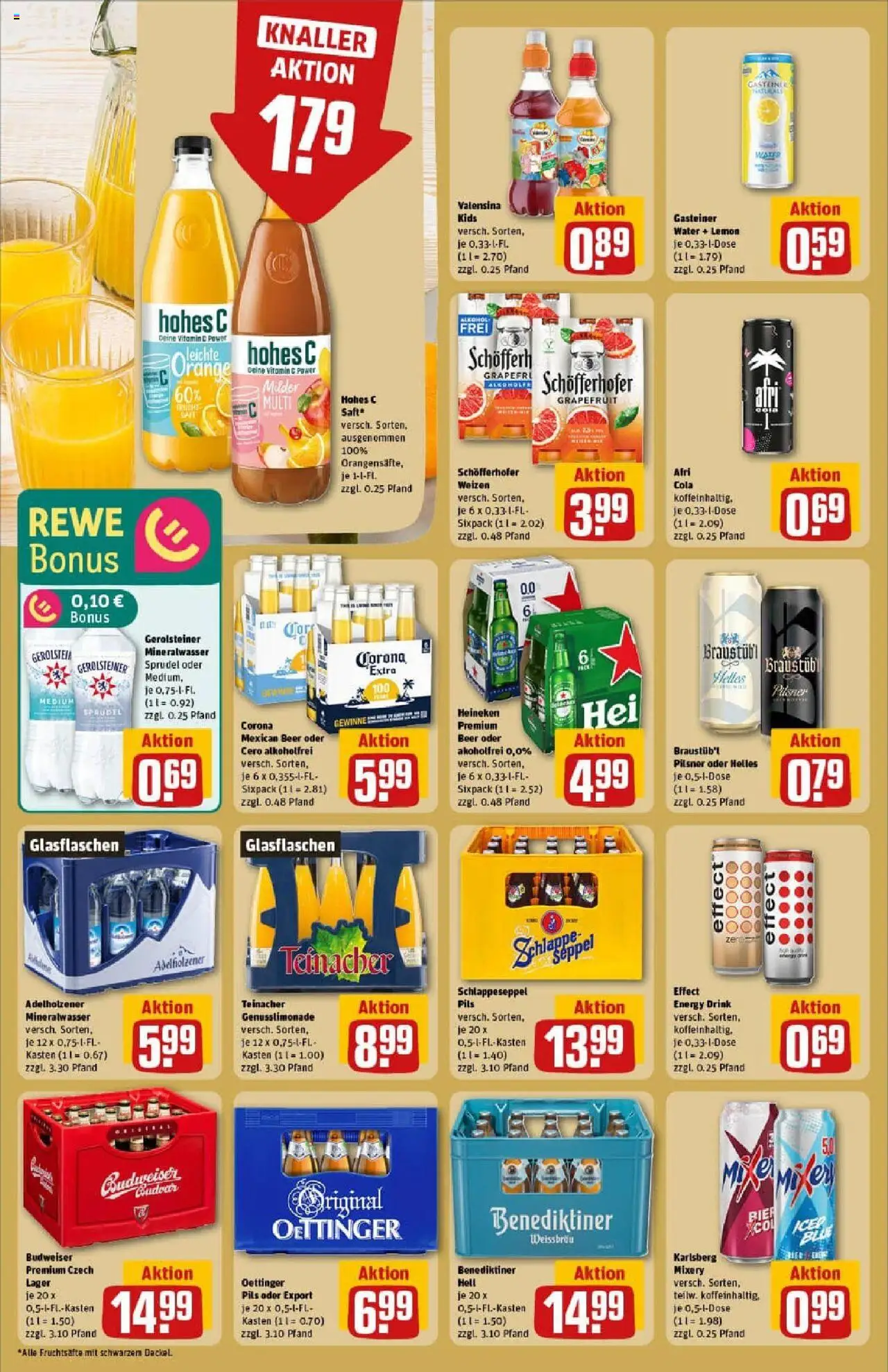 Rewe prospekt Hanau / Klein-Auheim	 - gültig ab dem 06.07.2025 | Seite: 16 | Produkte: Cola, Hohes c, Mixery, Saft