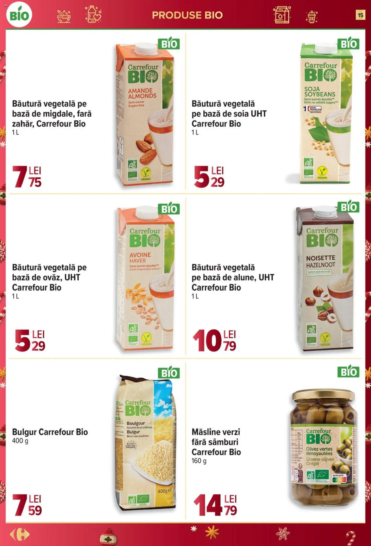 Noul catalog Carrefour – valabil de la 10.12.2025 | Pagină: 15 | Produse: Şerit ödül, Măsline
